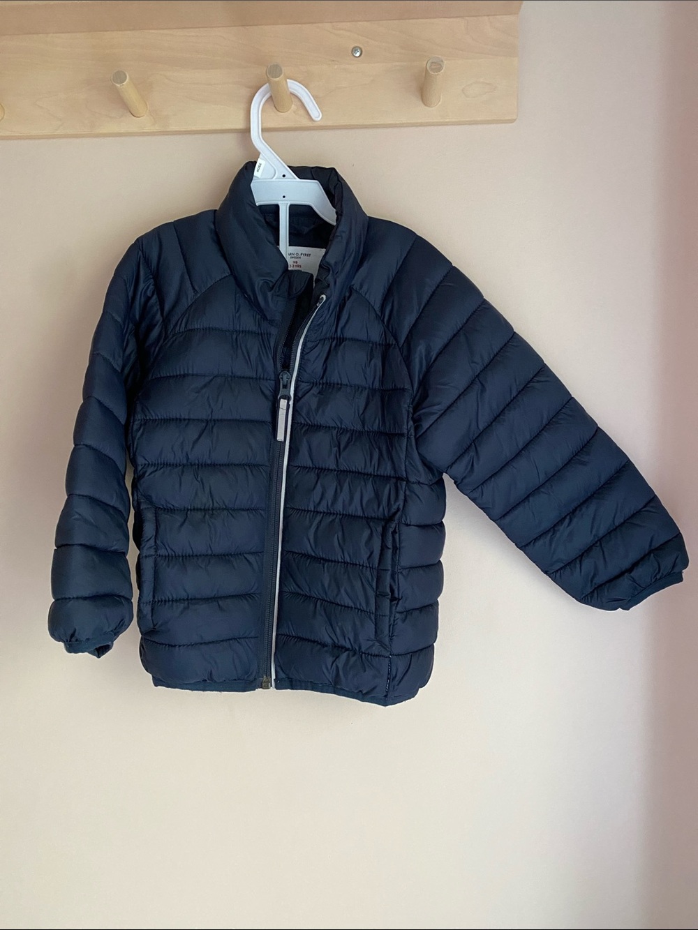 Polarn O. Pyret Navy Quilted Puffer Jacket